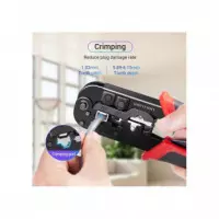 CRIMPADORA VENTION METALICA RJ45 BLACK/RED