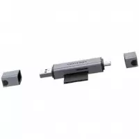 LECTOR DE TARJETAS EXTERNO VENTION USB-A 3.0/USB-C