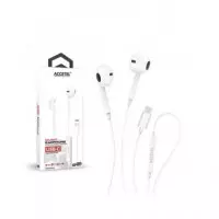 ACCETEL Auricular Estereo con Cable Tipo C EP1917 Blanco