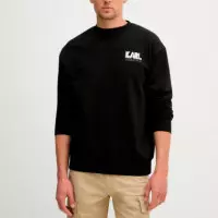 Sudadera de Cuello Redondo con Nombre de la Marca  KARL LAGERFELD JEANS
