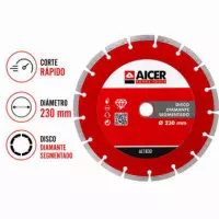 Disco Diamante Segmentado AICER 230 Mm