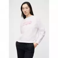 Klj Reg  Floral Logo Sweat White  KARL LAGERFELD