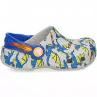 Zueco Dragones Multi Gris  CROCS