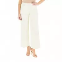 Zoya Wide Leg Crop Pearl White  GUESS
