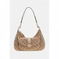 JESSA SHOULDER BAG LATTE LOGO