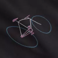Camisetas Hombre Camiseta DEDICATED Stockholm Wonky Bike Black