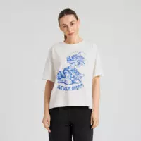 Camisetas Mujer Camiseta DEDICATED Vadstena Live Your Dream Off-white