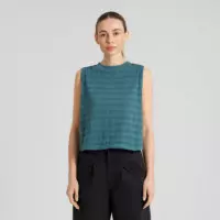 Camisetas Mujer Top DEDICATED Namsos Lace Mediterranea Green