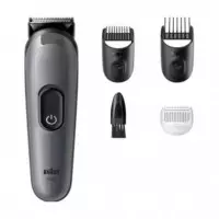 BRAUN AIO3500 Recortadora 4 en 1 Barba, Cabello y Cuerpo