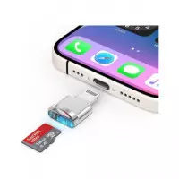 FGNS Lector Tarjeta Micro Sd con Conector Lightning para Apple Iphone AD222