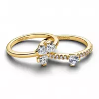 PANDORA Anillo Divisible con un Recubrimiento Electrolítico en Oro 164507C01