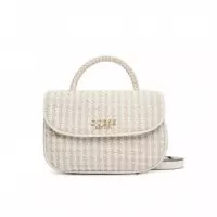 MIREMA TOP HANDLE FLAP BLACK MULTI