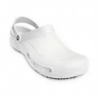 Zuecos CROCS Trabajo Antideslizante Blancos