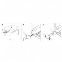 Cable Seguridad para Portatiles EWENT con Llave