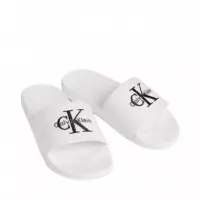 Chanclas Contorneadas de Lona con Logo  CALVIN KLEIN