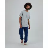 Camisetas Hombre Camiseta BRAVA FABRICS Shrimpy Brava Gris Melange