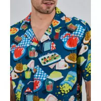 Camisas Camisa BRAVA FABRICS Aloha Chiringuito Azul