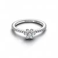 PANDORA Anillo en Plata de Primera Ley Flor Brillante 194499C01