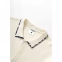 Camisas Camisa SERVICE WORKS Blanket Stitch Off White