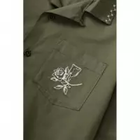 Camisas Camisa SERVICE WORKS Border Olive