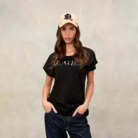 Camiseta con Adornos Mohawk de Cuentas  BLAUER