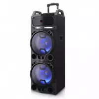 Altavoz BLUETOOTH AIWA KBTUS-900 con Karaoke 800W + 2 Micrófonos