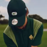 Casquette Vert  LACOSTE