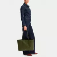 Bolso Tote con Logo en Lámina Metálica  CALVIN KLEIN