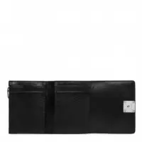 Cartera de Piel Granulada de Plegado Triple con Rfid  CALVIN KLEIN JEANS