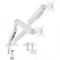 Soporte de Mesa Tv/monitor AISENS 17" - 32" 2 Brazos Giratorio/inclinable hasta 9KG White