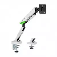 Soporte de Mesa Gaming Tv/monitor AISENS 17" - 49" 1 Brazo Giratorio/inclinable hasta 16KG White