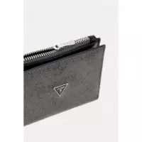 Milano Bifold Top Zip Black  GUESS