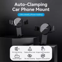 Soporte VENTION Coche para Smartphone 4.7"-7.2" Clip Black