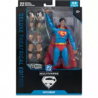 Figura Articulada Superman Deluxe Theatrical Edition Superman Dc Comics 19CM  MC FARLANE TOYS
