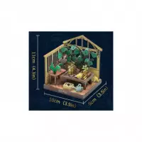 Maqueta Clases de Herbología Harry Potter