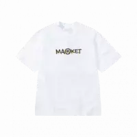Camisetas Hombre Camiseta MARKET STUDIOS Smiley Doodle White