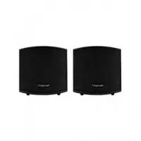 FONESTAR Pareja de Altavoces Baja Impedancia 25WMAX,12WRMS CUBE-62 Negro