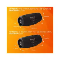 JBL Altavoz Portatil BLUETOOTH Charge 6 28H  Negro con Funcion de Carga  Resistente Al Agua IPX68