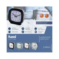 SAMI S-9941L Reloj Despertador Analogico Silencio