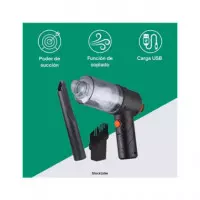 STOCK LIDER Mini Aspiradora/soplador Recargable con Accesorios SL10249