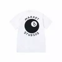 Camisetas Hombre Camiseta MARKET STUDIOS Eight Ball White