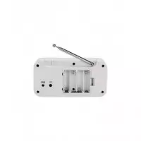 Radio Despertador DENVER DAB-42, 1W, Blanco