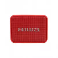Altavoz Portátil AIWA BS-200 TWS, 6W, USB, Radio FM, Bluetooth, Rojo
