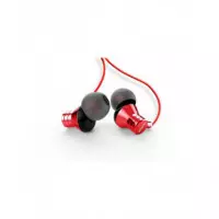 Auriculares Intra-auditivos Estéreo AIWA ESTM-50USB-C con Micrófono y Control Remoto, Color Rojo