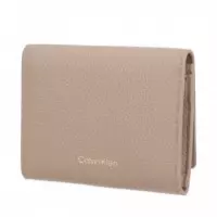 Cartera de Piel Granulada de Plegado Triple con Rfid  CALVIN KLEIN