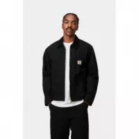 Chaquetas Hombre Chaqueta CARHARTT WIP Detroit Jacket (Summer) Black / Black, Rinsed