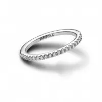 PANDORA Anillo en Plata de Ley Banda Brillante 192999C01
