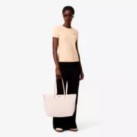 Bolso Tote Grande de Rayas L.12.12 Concept  LACOSTE