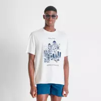 Camiseta Relaxed Fit  Estampado Santorini  ANTONY MORATO