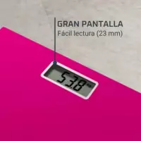 ROWENTA BS1403V0 Premiss Báscula de Baño Extraplana Fucsia 150KG